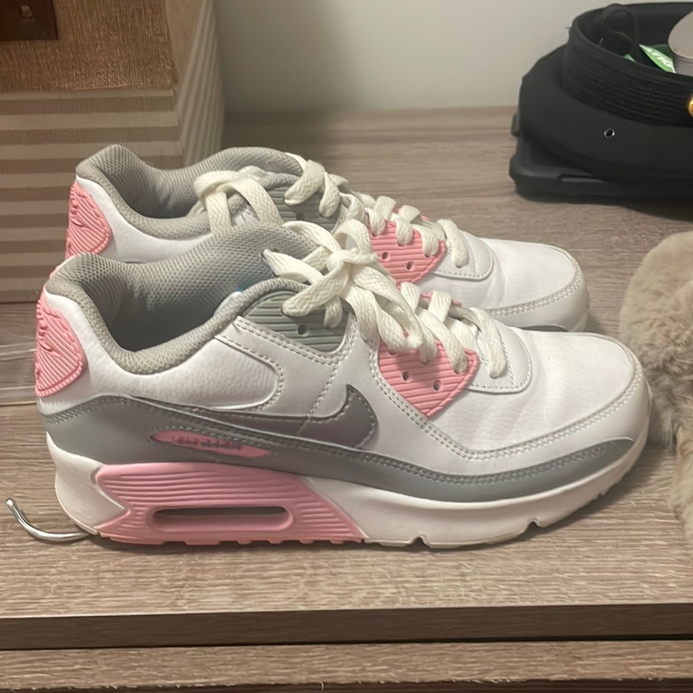 nike air max white/pink/grey